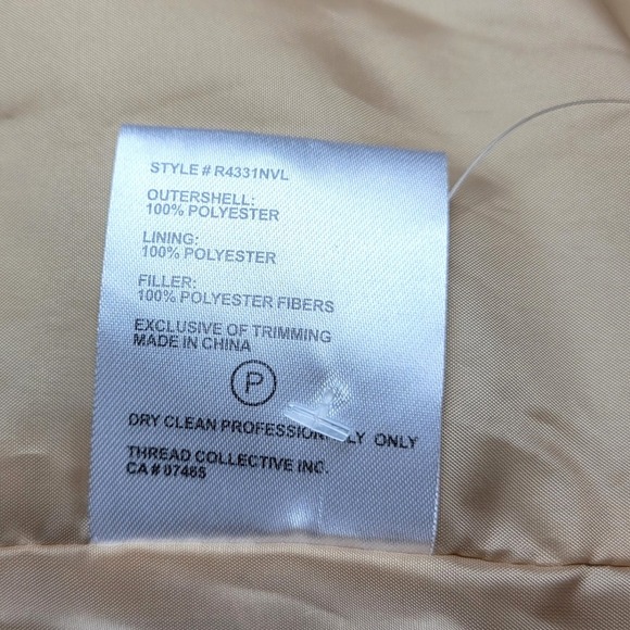 NVLT Faux Fur Teddy Button Coat Size Small Fall Jacket Chic Old Money - Picture 6 of 16